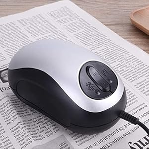 Electronic Low Vision Reading Aid – Portable Mouse Digital Magnifier with 10 Color Modes and Image Freeze for Visually Impaired, Parental Gift,Silver