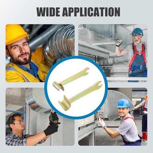 Clés à serrage de 135 et 155 mm | Lot de 4 outils de verrouillage à levier pour conduits