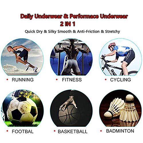 Men’s Sexy Long Leg Silky Smooth Quick Dry Pouch Boxer Briefs Underwear2