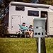 Temporary Power Outlet Panel, Briidea RV Panel Outlet with a 20, 30, 50 Amp Receptacle Installed, Prewired, Weatherproof