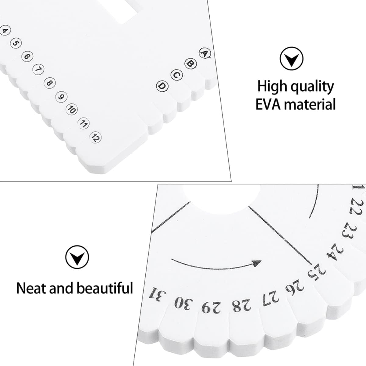 4pcs braiding Board Weaving Tool braiding Tool Jewelry Dish Tray Square disc Beading Cord disc DIY Bracelet Knitting Tray mini kit Crafting Supplies Disk Student