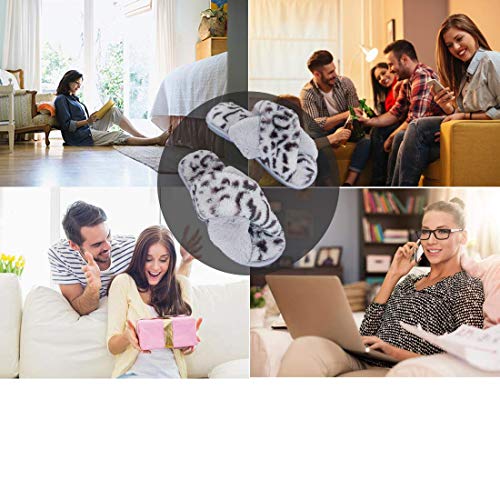 AONETIGER Pantofole da casa per Donna Warmer
