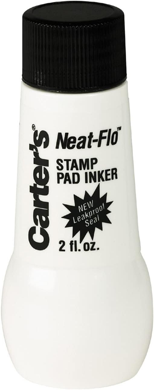Avery Carter's Stamp Pad Inker, 2 Ounce, Black, 1 Inker (21448)