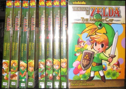 The Legend of Zelda Manga Graphic Novel Set (Ocarina of Time 1,2. majora's mask. oracle of seasons.