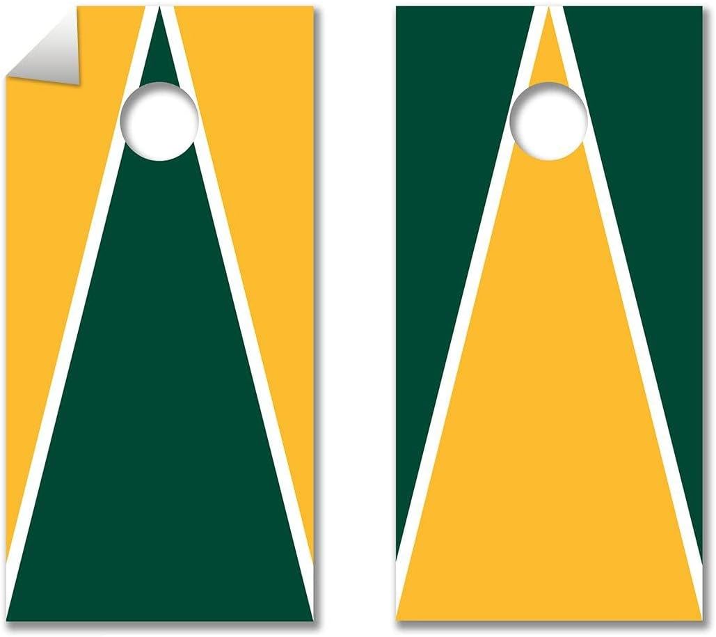 College Colors Cornhole Decals ACA Regulation Size Cornhole Board Decals