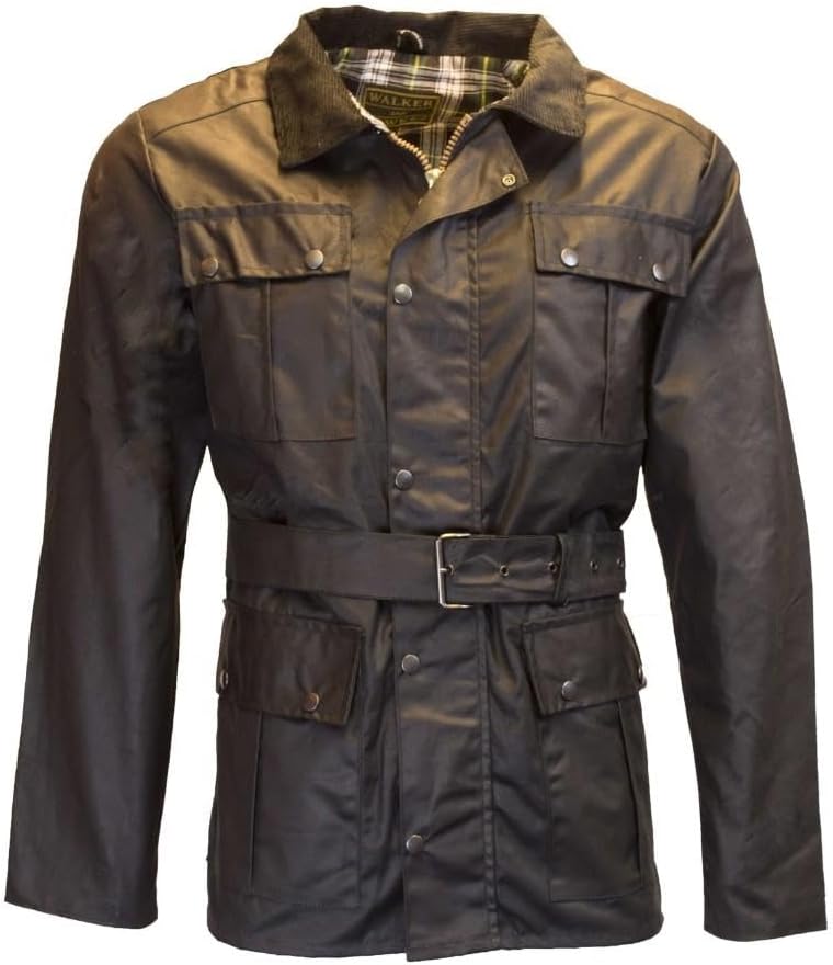 Walker and Hawkes - Men's Wax Grafton Motorcycle Jacket