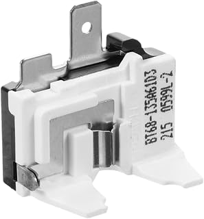 Refrigerator Compressor Overload Protector Freezer Overheat Protection Device 1 Pin Refrigerator Starter Relay for Mini Fridges Beverage Wine Beer Coolers Freezer Compressor Parts(1/2Horsepower)