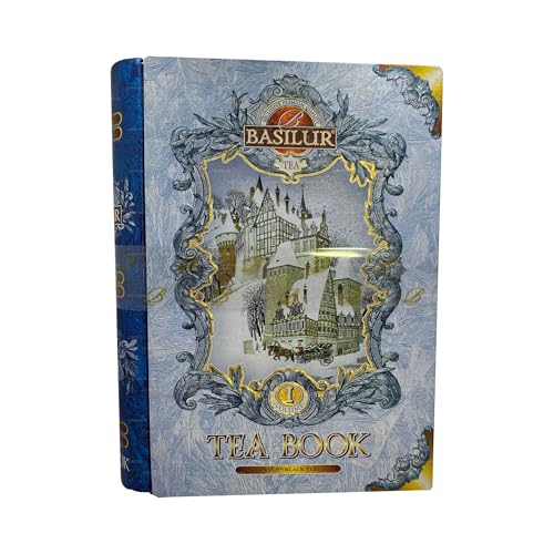 Basilur, Tea Book Collection, 100% Pure Ceylon Tea, Book Volume 1, Collectable Metal Caddy