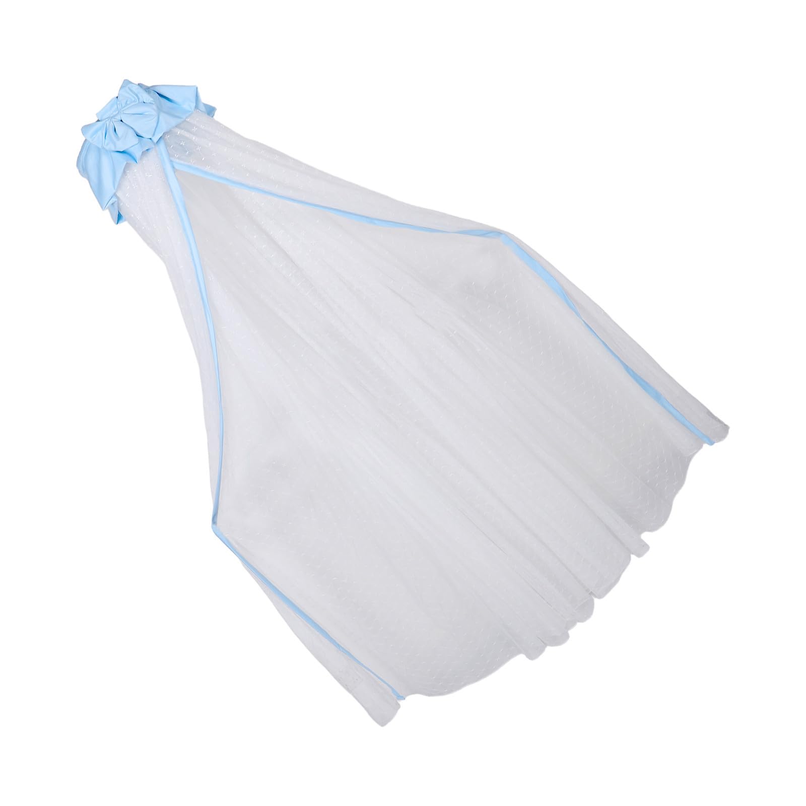 Zanzariera Tessuto e Struttura in Acciaio per Lettino con Copertura Completa Design Elegante a Baldacchino per Protezione Sicura del Neonato