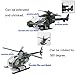 MinYn 6 Pieces Alloy Military Vehicle Mini Diecast Army Car Toys Set Helicopter Tank Armored Car for Kids Boys
