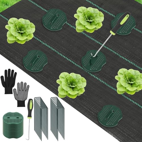 4ftx30ft Premium Weed Barrier Fabric, 3.2oz Heavy Duty Landscape Fabric