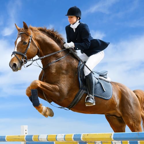 YICHI Chicote de borracha para equitação para esportes equestres 50,8 cm (E)