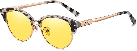 DUCO Gafas De Luz Azul Redondas Vintage Para Hobres Y Ujeres, Gafas De Bloqueo De Rayos Azules