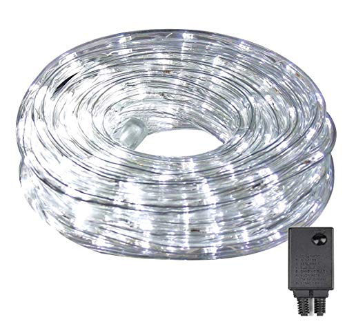 Preisvergleich Produktbild Salcar - Wasserdicht 10m LED Lichterschlauch IP44 Schwimmbäder LED Lichterkette 3 x Legierungsdraht Waterproof umweltfreundlich PVC für Garten Fest Weihnachten Hochzeit Dekoration - Weiß