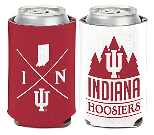University Indiana Hoosiers Hip Can Cooler 1-Pack 12 oz. (Foldable, 2-Sided Design)