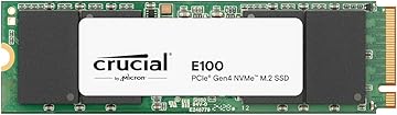 Crucial E100 2TB M.2 NVMe PCIe G4 Up to 5,000MB/s- CT2000E100SSD8 Crucial E100 2TB M.2 NVMe PCIe G4 Up to 5,000MB/s- CT2000E100SSD8
