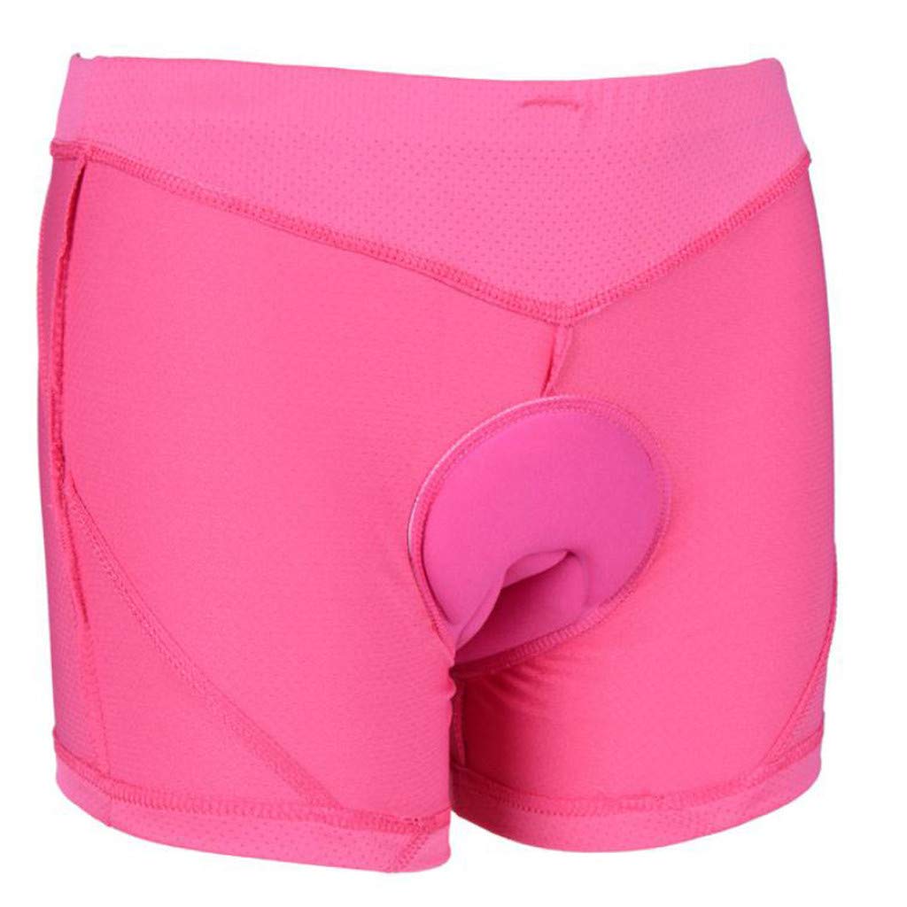 Generisch Radlerhose Damen Gepolstert Fahrradhose Radunterhose Atmungsaktive Schnelltrocknend Blickdicht Radhose mit Polster Sommer Stoßfeste Kurz MTB Fahrrad Shorts Fahrradhosen Radsportshorts
