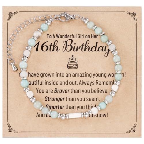 16th Birthday Gifts for Daughter Niece Granddaughter Bday Jewelry Sweet 16 Year Old Birthday Bracelet