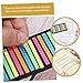 KICHOUSE 6 Pack Highlight Strips Reading Strips for Books Portable Sentence Markers