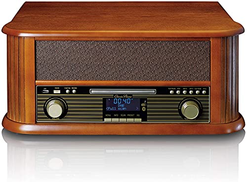 Giradischi In legno (Tcd-2570 Walnut) Radio E lettore Cd,Bluetooth 5.0 E Dab - Les Beatles, Paul McCartney, John Lennon, RIngo Starr, George Harrison Giradischi In legno (Tcd-2570 Walnut) Radio E lettore Cd,Bluetooth 5.0 E Dab – Image 3