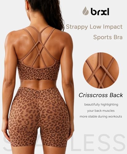 Image of BRXL Sports Bras for Women Crisscross Back Workout Gym Sport Bra