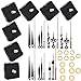 7pcs Mécanismes D'horloge à Piles, Arbre Long Mécanisme Horloge Murale, Arbre Court Moteur Horloge Murale, Mouvement D'horloge à Quartz Silencieux, Mécanisme de Mouvement D'Horloge