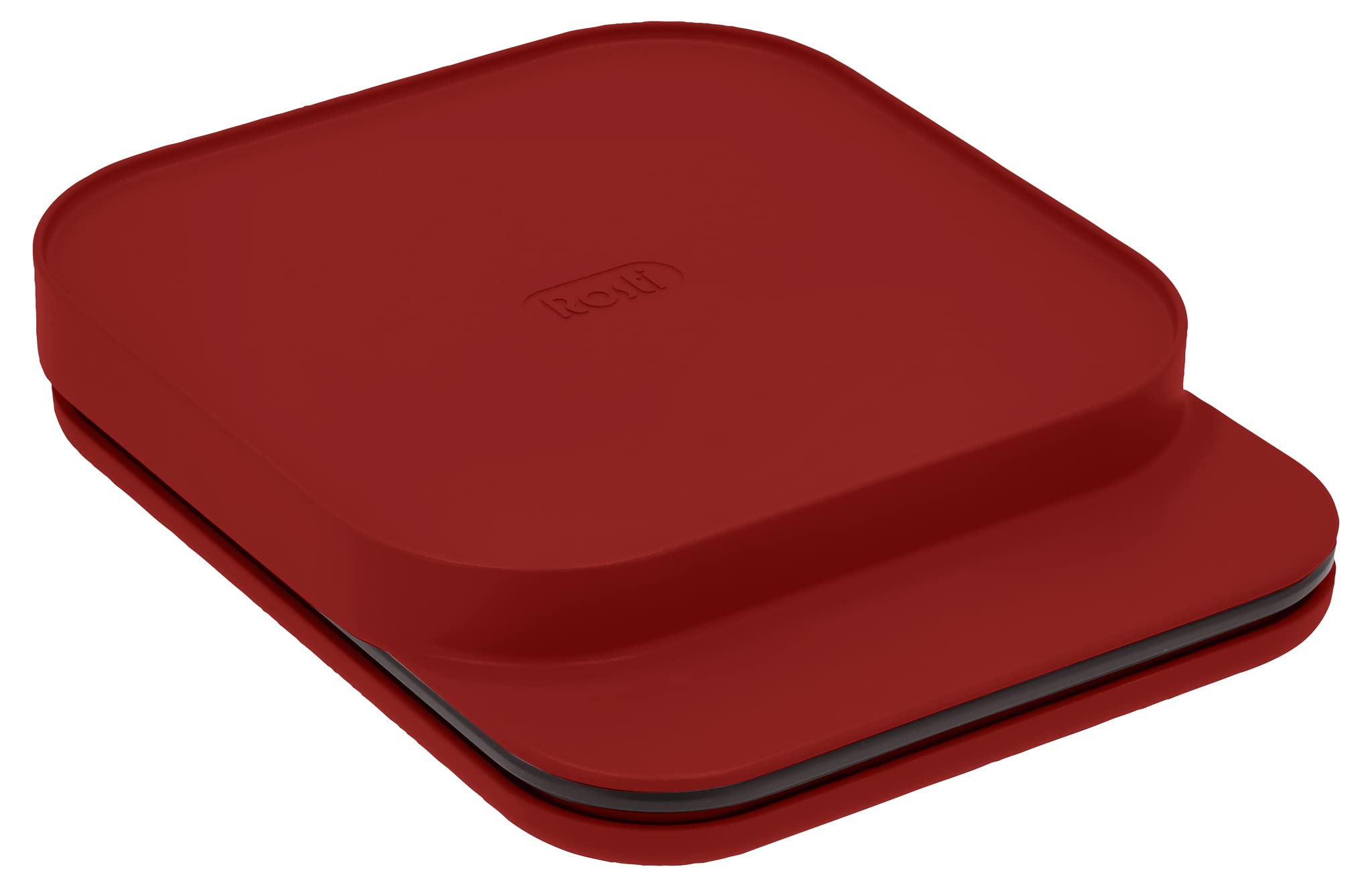 Rosti Mensura - Bilancia da cucina digitale con ciotola e funzione tara, peso massimo 10 kg, 16,5 x 20,3 x 3,5 cm, colore: Rosso