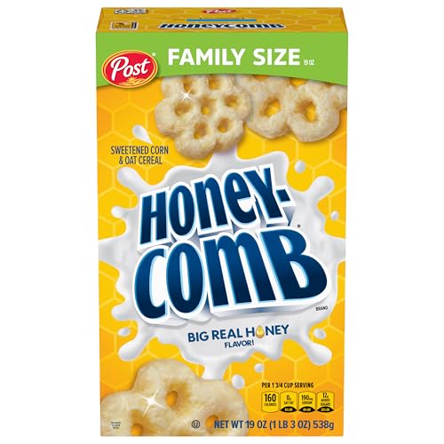 Honeycomb® Honey Flavored Sweetened Corn and Oat Breakfast Cereal, 19 oz Box