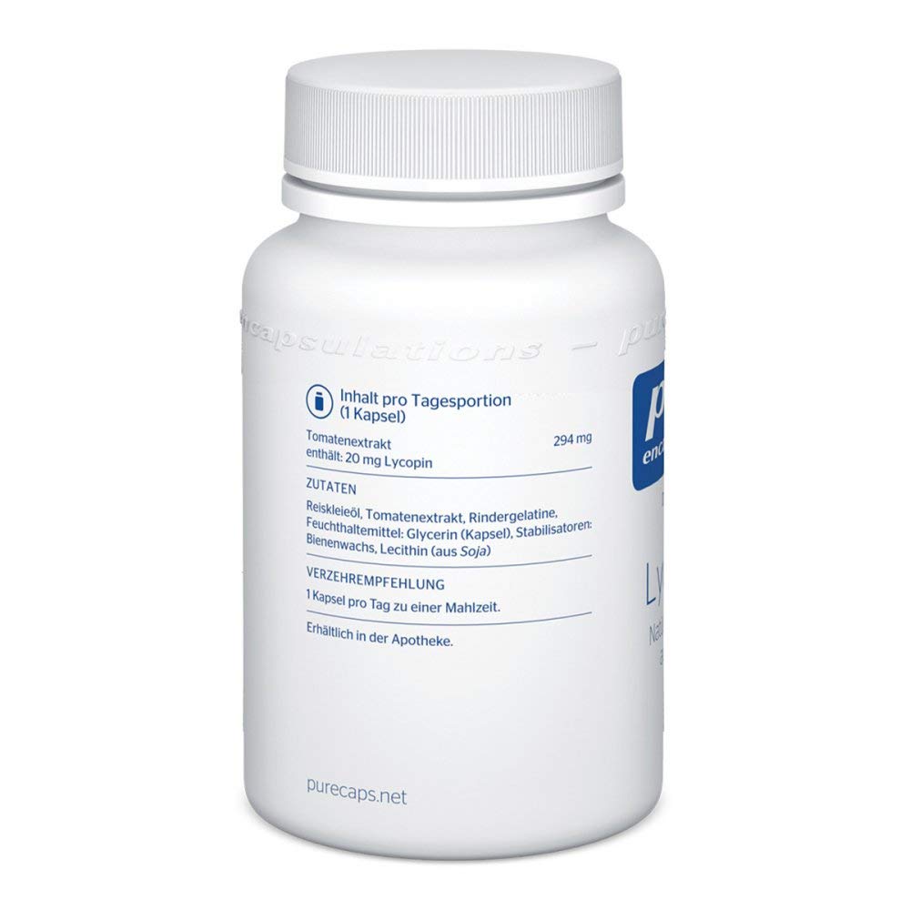 Pure Encapsulations Lycopene 20 mg Kapseln 60 stk