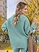 Girls Winter Sweaters 2026 Fashion Teen Tops Henley Kids V Neck Long Sleeve Loose Shirts Fall Warm Clothes Light Green