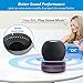 PlusAcc Battery Base for HomePod Mini - 10000mAh Portable Charging Station Compatible with Home Pod Mini, Cord Management Charger Stand Holder, No Muffled Sound (Black)
