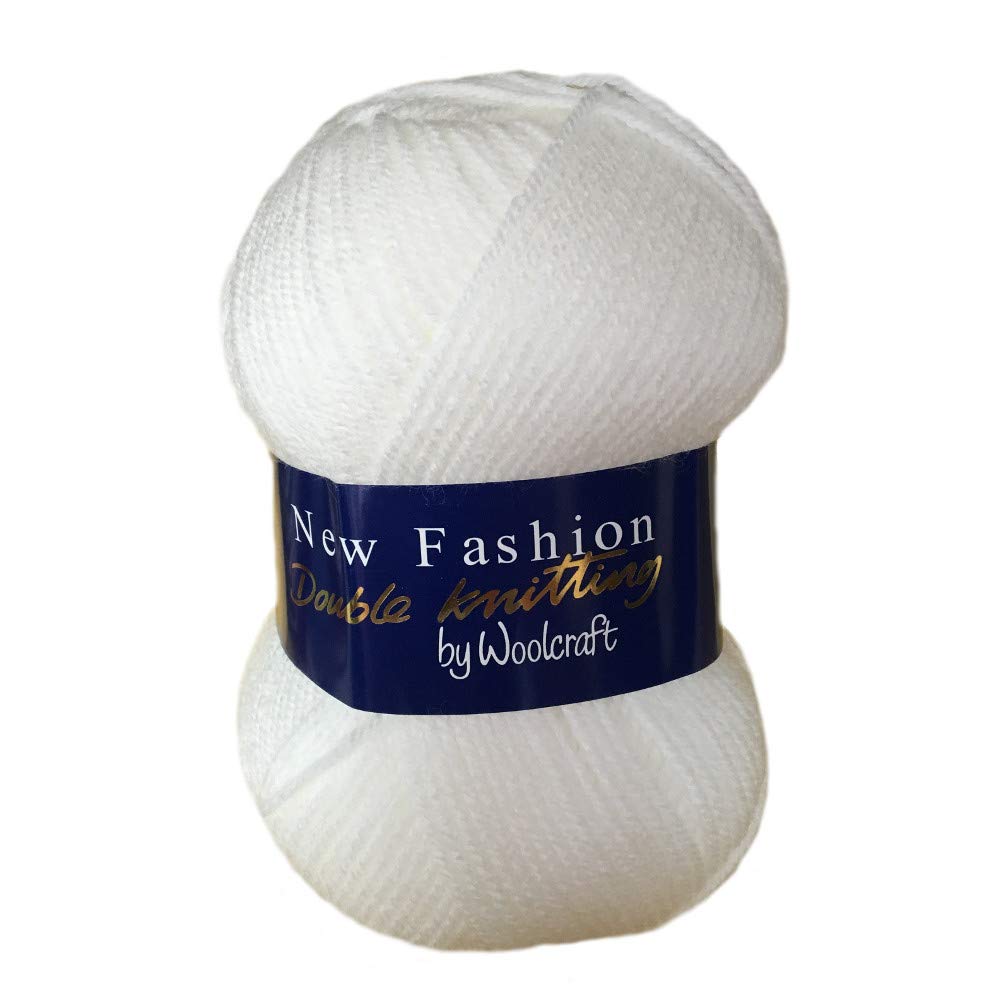 10 x 100g Woolcraft DK (White)