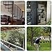 KAERYHET Safety Rope Net Kids Pet Stairs Balcony Railings Protection Rope Netting Playground Safety Net Sports Netting Baseball Softball Backstop Nets Black