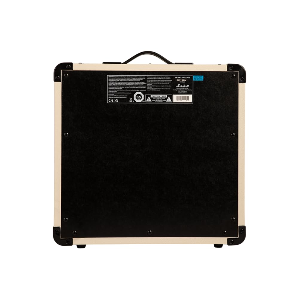 Marshall MG15GRC 15-Watt Guitar Combo Amplifier Latest Version with Reverb and 2 Channels - Cream - Image 4 thumbnail