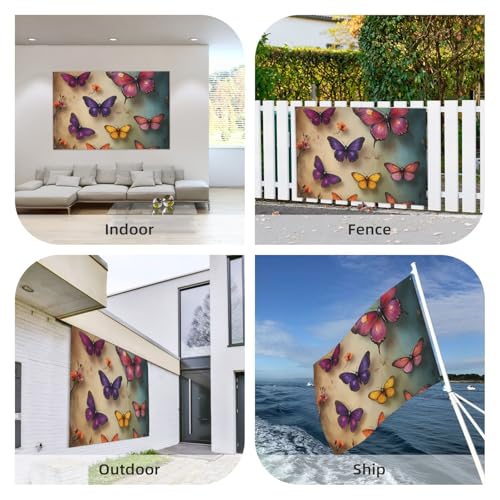 Drapeau de jardin résistant aux intempéries en polyester durable - 8