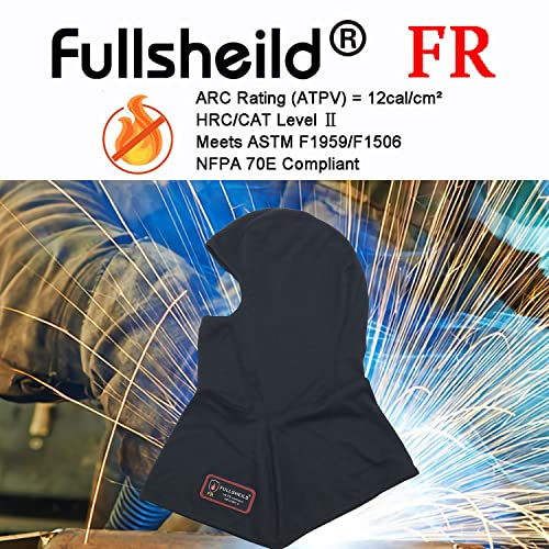 Fullsheild FRB-L 100% Flame Resistant Cotton Fr Balaclava 12 Cal Arc Rated Face Mask Hood thumb #3