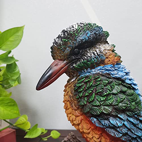 Statue d'oiseau sauvage en polyrésine incassable pour décoration extérieure - 4