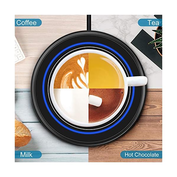 Dimux Coffee Mug Warmer, Electric Beverage Warmers for Office Home Desk Use, Smart Cup Warmer