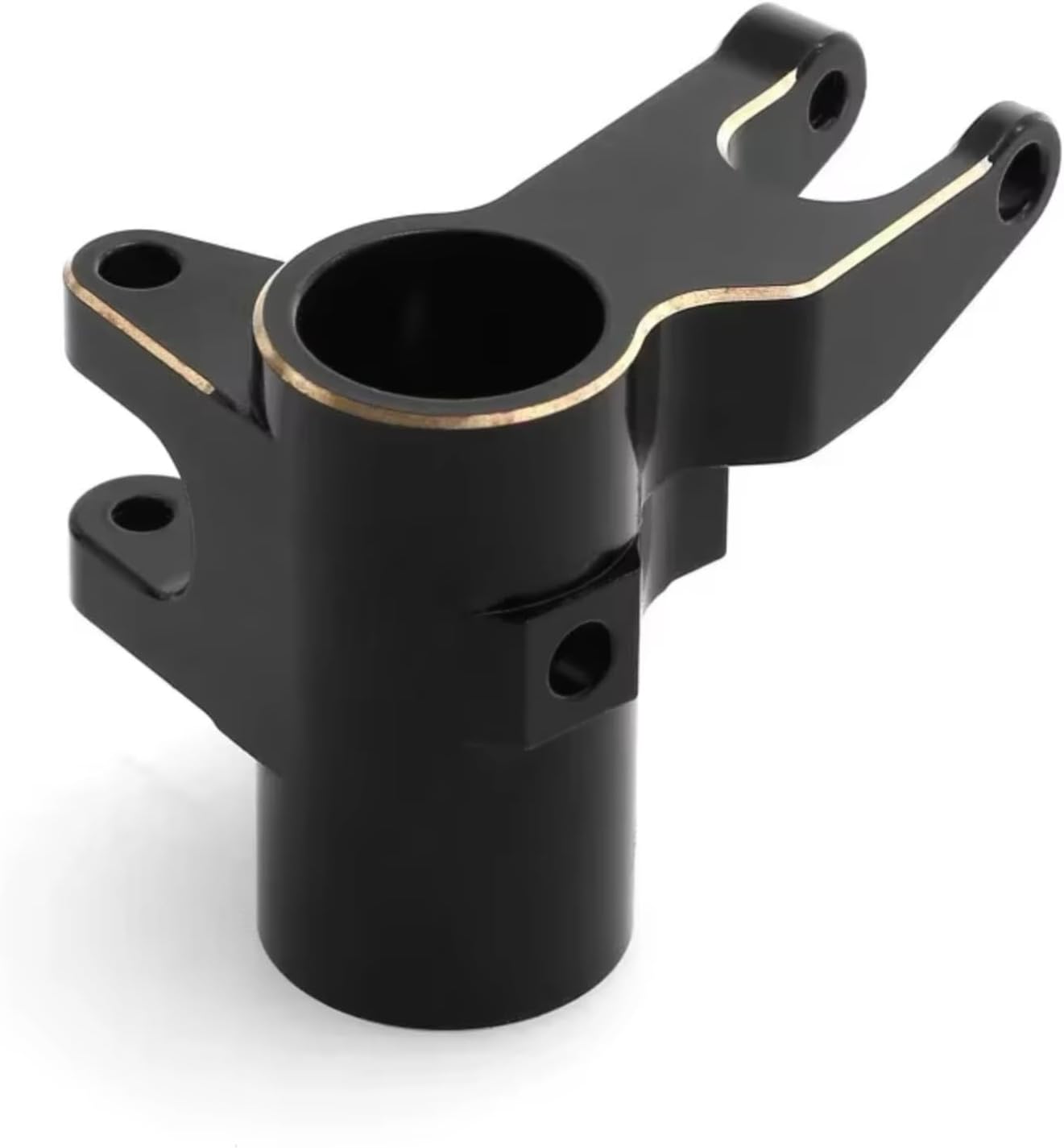 RCカーアクセサリー For Axial For SCX10 PRO 1/10 ブラック 真鍮 フロント アクスル コネクティング