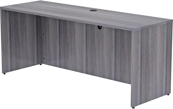 Lorell, LLR69552, Weathered Charcoal Laminate Desking, 1 Each