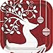 Square Frosted Holiday Dessert Plates, 10ct