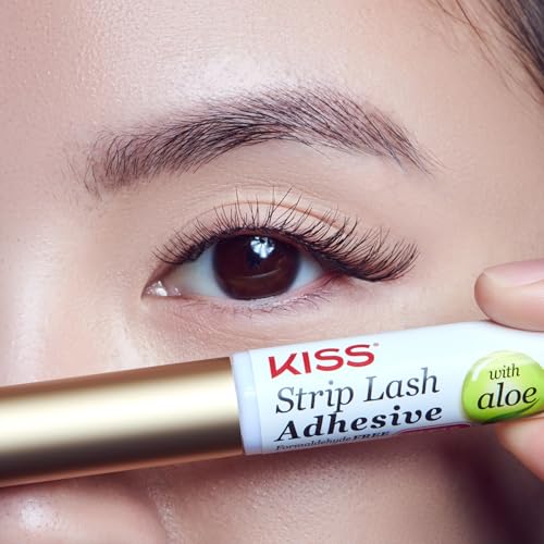 Image of Kiss Products Ever Ez Strip Eyelash Adhesive, Clear, 0.1 Pound