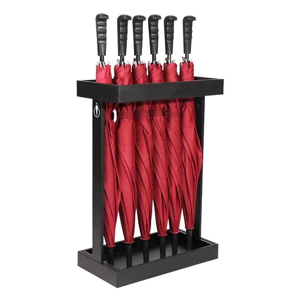 Support de rangement noir en métal pour bureau et décor d'entrée