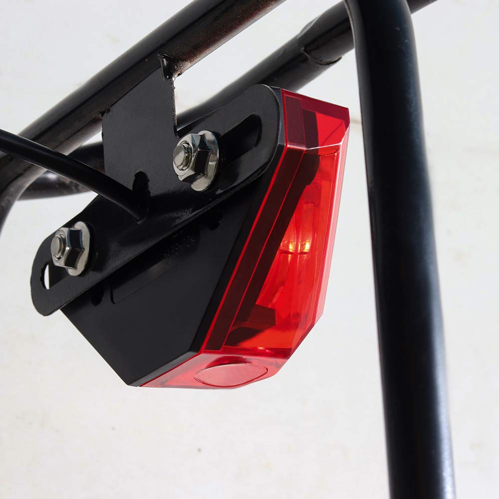 Kit Luci Posteriori per Fari per Bici Elettrica Ingresso 12V-80V Altoparlante Incorporato Ebike Luce Anteriore E Fanali Posteriori