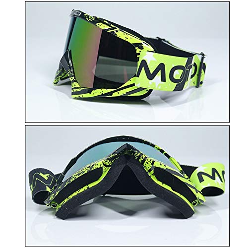 Occhiali da moto ATV Off-Road Casco Casque Casque Moto Occhiali da vista Eyewear Snowboard Racing Moto Bike Occhiali da sole Moto (Color : NO4)