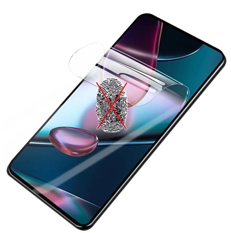 Snailcanfly 2pcs Hidrogel Mate a prueba de Huellas Dactilares para Motorola Edge 30 Ultra/Edge X 6.67' Hochempfindliche Blendschutz Schutzfolie Explosionsgeschützt Flexible TPU-Displayschutzfolien