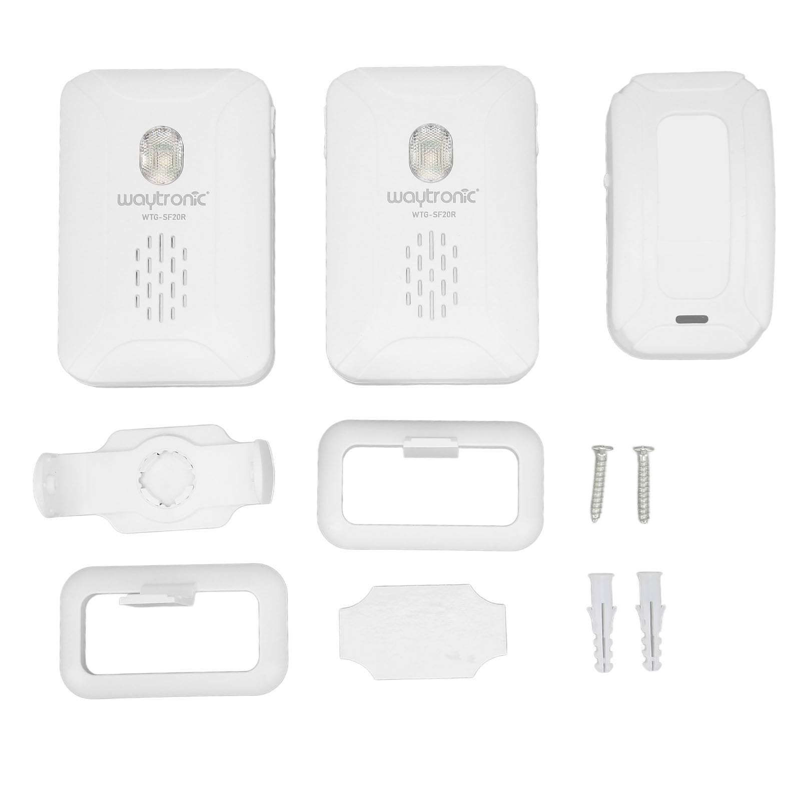 Timbre con Sensor de Movimiento, 2 Receptores, Tienda, Tienda, Oficina, Hogar, Entrada de la Puerta Delantera, Timbre de Bienvenida, Alarma con Detector de Movimiento,