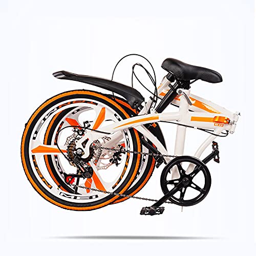 ASPZQ 20 Zoll Klapprad 6 Geschwindigkeit Mountainbike Erwachsene Student Racing Für Männer Frauen-Studenten und städtische Pendler,E – Bild 4