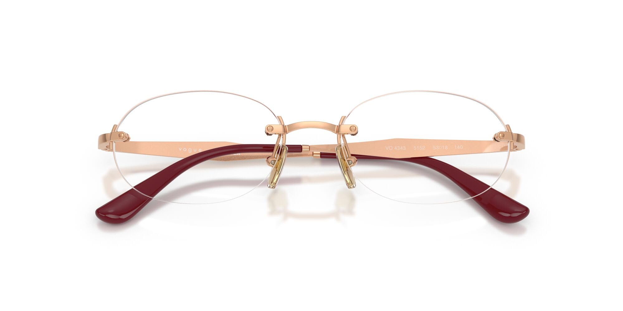 Vogue Eyewear Vo4343 damskie owalne oprawki na okulary korekcyjne
