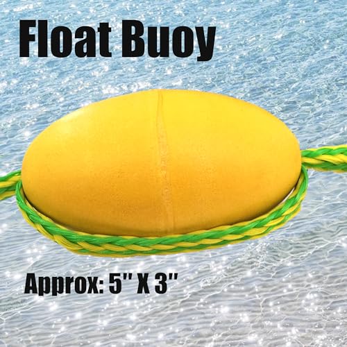 Kayak Tow Line, Pontoon Towing Rope with A Buoy Float, Drift Sock Anchor Rope for Fishing Boat/Sail Boat/Kayak Trolling Sock, Boat Accessories, 13ft